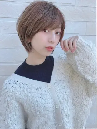 ショート 川畑 花菜のヘアスタイル