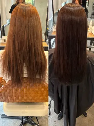 ブリーチ矯正髪質改善 ✨オオエタクミのヘアスタイル