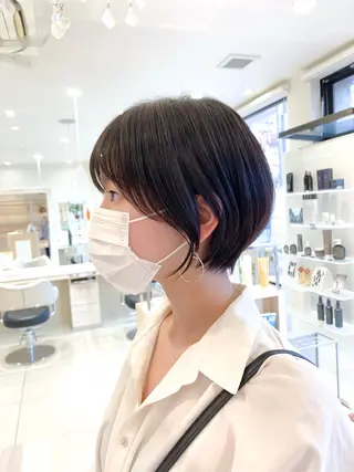 ショート 髪質改善/縮毛矯正 ash_菊島樹希のヘアスタイル