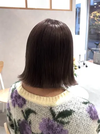 ミディアム mao🌼 bob mint colorのヘアスタイル
