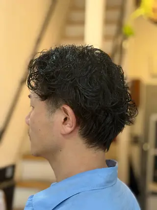 ショート パーマ メンズ 【pejite】 小沼 勇貴のヘアスタイル