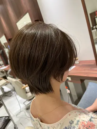 ショート カラー 河津 太郎のヘアスタイル