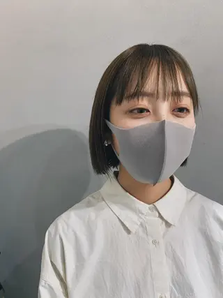 ショート カラー パーマ ボブパーマコテ巻き風 パーマNo1深江秀平のヘアスタイル