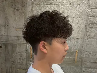 ショート パーマ メンズ 朝ラクパーマ 【SENA】のヘアスタイル