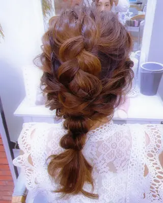 ヘアアレンジ ヘアセットサロン ココのヘアスタイル