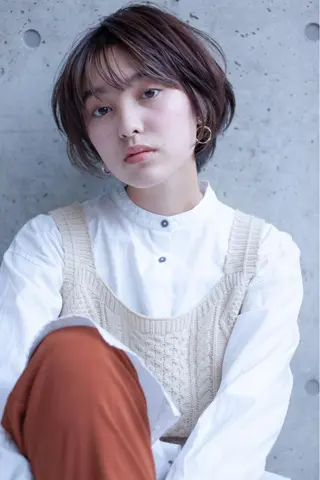 ショート カラー 🎀カットモデル募集 🎀Ash池袋‐ひなのヘアスタイル