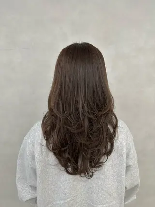 ロング カラー 💎ハイライトカラー /髪質改善カラー💎のヘアスタイル