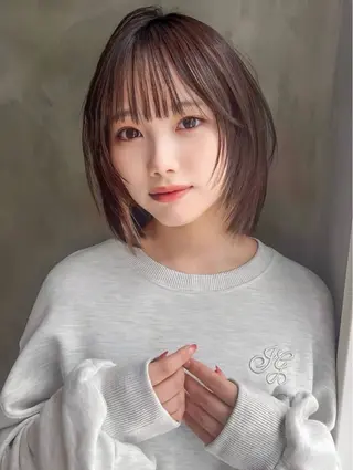 ミディアム 髪質改善✨透明感 カラー🫧KAORIのヘアスタイル