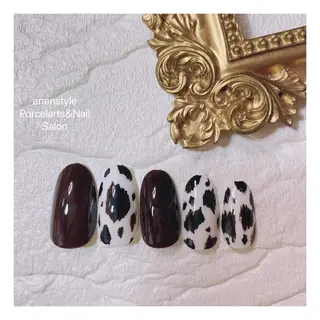 ミディアム ネイル 🐾enen style 🐾のネイルデザイン