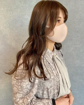 ショート カラー パーマ メンズ キッズ マツエク・マツパ 山本 銘子のヘアスタイル