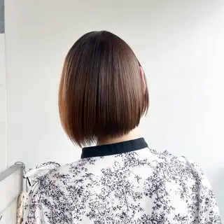 ショート パーマ 艶カラー🫧 猿渡 響のヘアスタイル