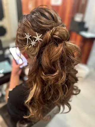 ヘアアレンジ ソウワ ヒナコのヘアスタイル