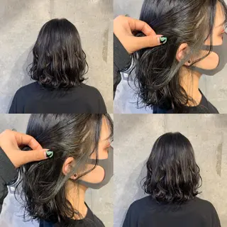ミディアム もにか🌞原宿/渋谷 🌝ブリーチカラーのヘアスタイル