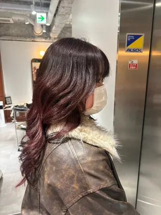 セミロング カラー ヘアアレンジ ✨️透明感カラー✨️ kaiseiのヘアスタイル