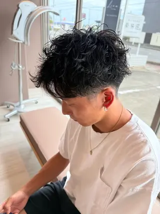 ショート パーマ Lien.テラダ 各務原スタイリストのヘアスタイル