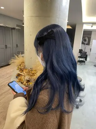ロング ♡似合わせ ♡ハイトーン♡のヘアスタイル