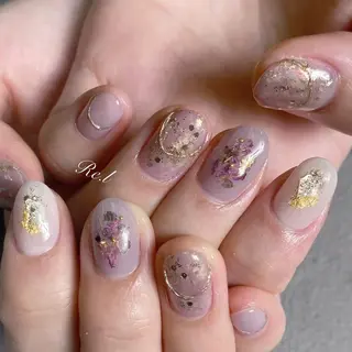 ネイル モチの良さ◉ フィルインネイル♡のネイルデザイン