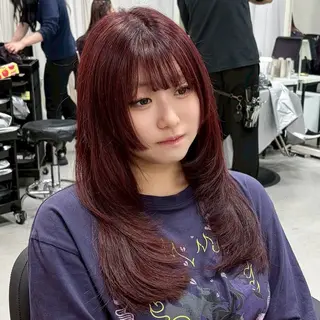 ロング カラー XELM高崎 🤍Kyokaのヘアスタイル