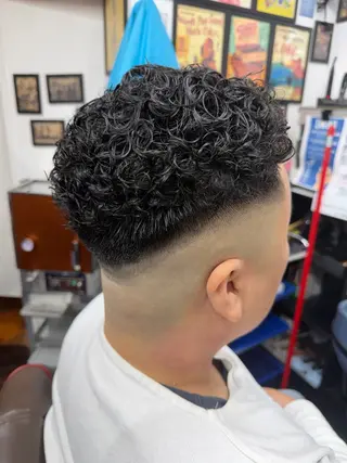 パーマ メンズ パピプ理容室 三浦海岸のヘアスタイル