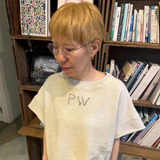 ショート カラー にこ /iciのヘアスタイル
