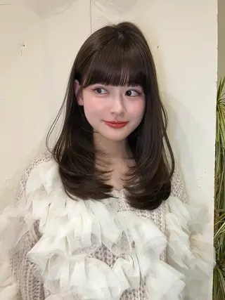 セミロング 🤎レイヤー艶カラー /AYAME🤎のヘアスタイル
