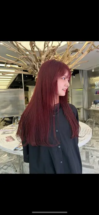 ロング カラー 丸山 颯輝斗のヘアスタイル