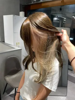 カラー 渡辺春衣 ☆カットモデル募集のヘアスタイル