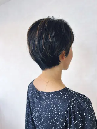 ショート 恵比寿/縮毛矯正 /メンズレディースのヘアスタイル