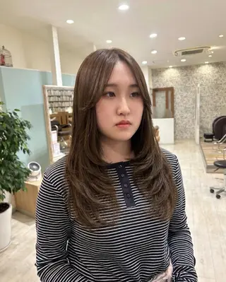 ロング U24✨️0円モデル 🎀藤村音寧🎀のヘアスタイル