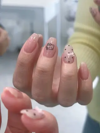 ネイル 🩰ミキ/韓国♡ 大人girlyネイルのネイルデザイン