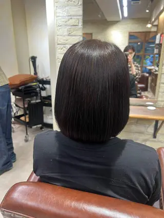 ショート 美髪矯正/艶髪 CLUTCH田中海琴のヘアスタイル
