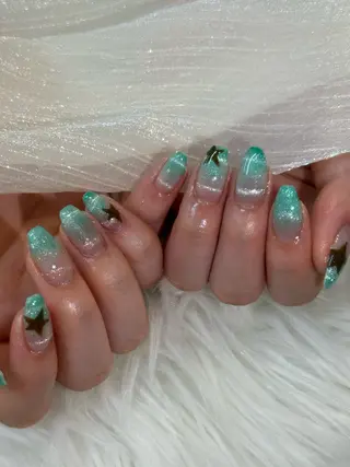 ネイル Agate miku🎀‧₊のネイルデザイン
