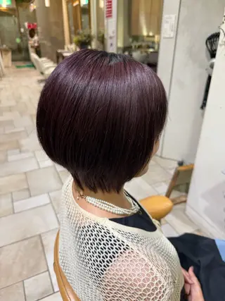 カラー 宮崎 優衣のヘアスタイル