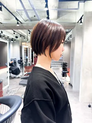 ショート 360°キレイな ショートカットのヘアスタイル