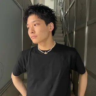 ショート カラー メンズ 🤍ブリーチなしカラ ー/渋谷/YUU🤍のヘアスタイル