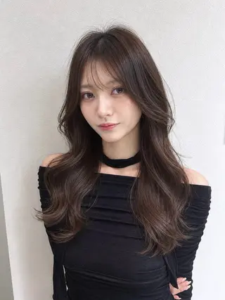 ロング カラー レイヤーカット TENSHOのヘアスタイル