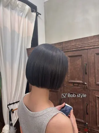 ショート 髪質改善/ H / ウエチ モモカのヘアスタイル