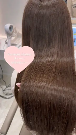 ロング ダブルカラー髪質改善 /Annaのヘアスタイル