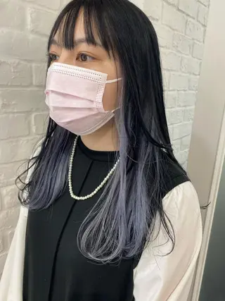 ロング カラー ハイトーン/メンズ 水野翔太のヘアスタイル