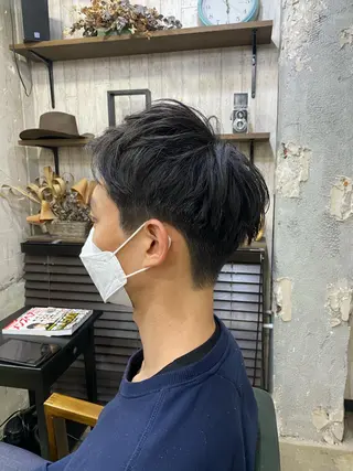 ショート メンズ 勝河 怜楊のヘアスタイル