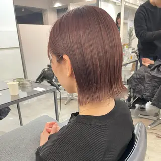 ミディアム カラー ショート〜ボブ✂︎ 武蔵小杉 南澤佑介のヘアスタイル