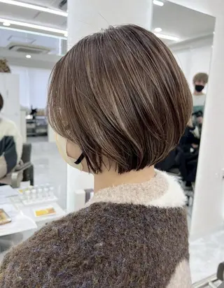 ショート 髪質改善カラー💫 Eir江坂💎田中のヘアスタイル