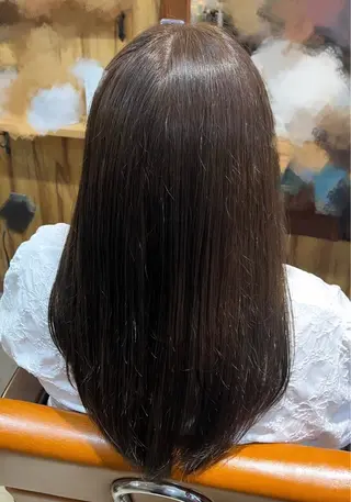セミロング カラー LAISSEZ 竹内のヘアスタイル