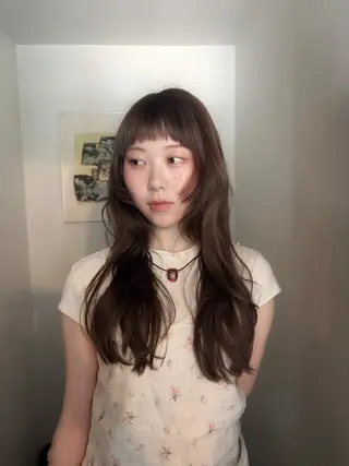 ロング 柳瀬 和香奈のヘアスタイル