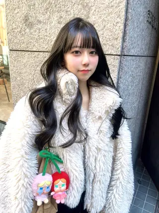 ロング トレンド韓国モテヘア Natsuki🌛のヘアスタイル