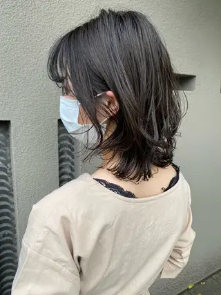 ミディアム 艶髪　韓国ヘア　特化 Zina北千住　阿部のヘアスタイル