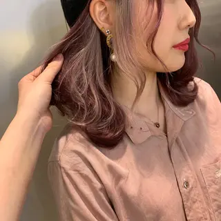 カラー 天野 利咲のヘアスタイル
