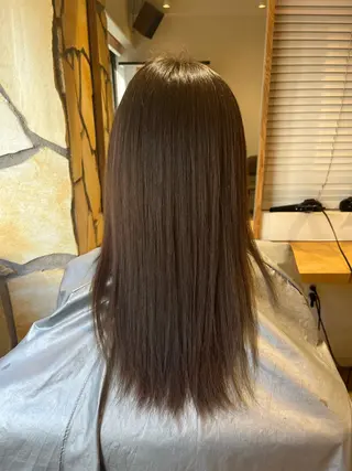 セミロング 新宿ハイトーン/ 透明感✨吉松大輝のヘアスタイル