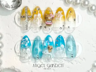 ネイル めぐ 💫ワンホンネイルのネイルデザイン