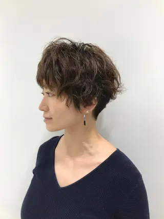 ショート 渋谷 メンズヘア⭐️ タニグチヨシユキのヘアスタイル